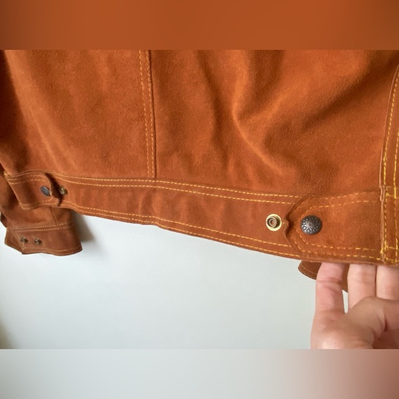 Boxy Brown suede jacket - Picture 13 of 15